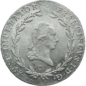 Austria, Franciszek II, 20 krajcarów 1809 C, Praga
