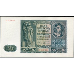 50 zloty 1941 - D -