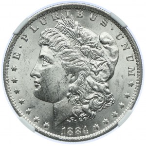 USA, $1 1884 Morgan, O/New Orleans