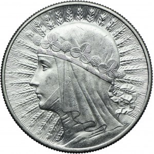 10 Gold 1932 bz London, Kopf einer Frau