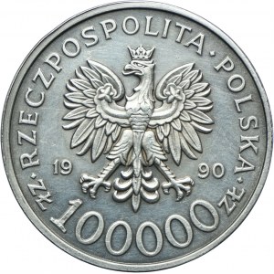 100 000 PLN 1990 Solidarita - typ A