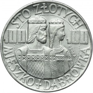 100 Gold 1966 Mieszko and Dabrowka, SAMPLE