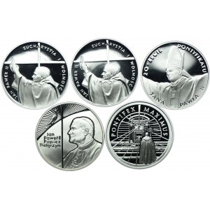 10 gold 1997-2002 John Paul II (5 pieces)