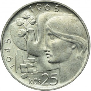 Czechoslovakia, 25 crowns 1965