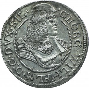 Śląsk, Księstwo Legnicko-Brzesko-Wołowskie - Jerzy Wilhelm, 6 krajcarów 1674 CB, Brzeg