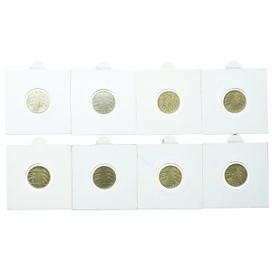 Niemcy, Weimar, 5 fenigów 1924-1936 (12 sztuk)