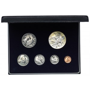 Brytyjskie Wyspy Dziewicze, zestaw rocznikowy 1973, Franklin Mint