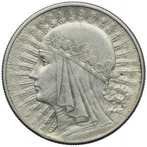 10 gold 1932, London, bz, Head of a Woman