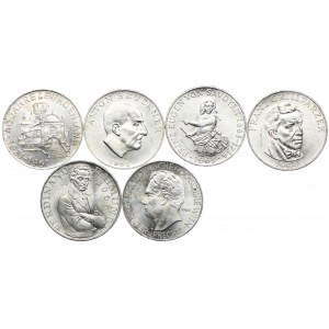 Rakúsko, 25 šilingov 1961-1966 (6 ks).