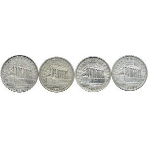 Austria, 1 shilling 1924-1926 (4pc).