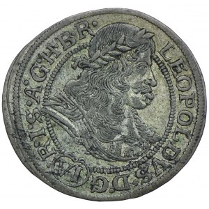 Śląsk pod panowaniem Habsburgów, Leopold I, 6 krajcarów 1673, Wrocław