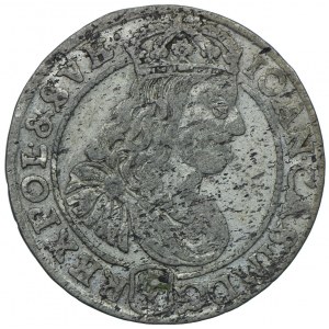 Jan II Kazimierz, szóstak 1667 Bydgoszcz