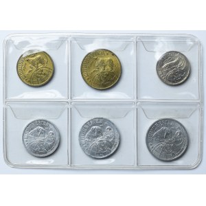 Rosja, Szpicbergen, zestaw rocznikowy 1998, 0,1-5 rubli (6szt.)