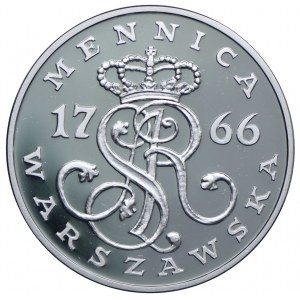 Medal  Mennica warszawska 1766, srebro