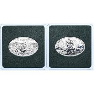 10 złotych 2010 Grunwald, Kłuszyn (2szt.)