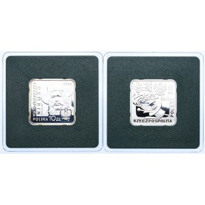 10 złotych 2009-2011 Niemen, Przybora - Wasowski (2szt.)