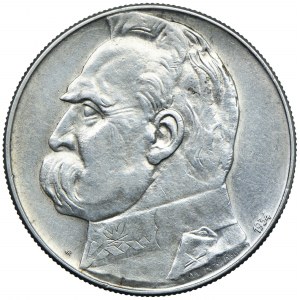 10 gold 1934, Jozef Pilsudski - Shooting Eagle