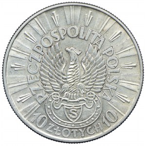 10 gold 1934, Jozef Pilsudski - Shooting Eagle