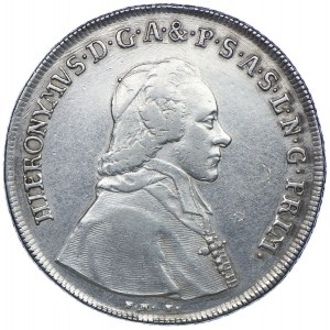 Austria, Salzburg, Hieronim Józef, talar 1773