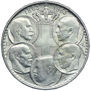 Grecja, 30 drachm 1963 Berlin, 100-lecie panowania Dynastii