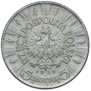 5 gold 1938, Józef Piłsudski