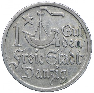 Free City of Danzig, 1 guilder 1923, Koga