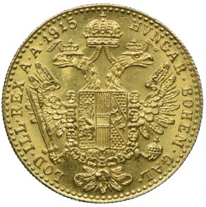 Austria, Francesco Giuseppe I, 1 ducato 1915 Vienna