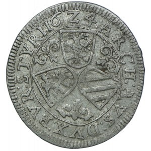 Austria, Ferdynand II, 3 krajcary 1624, Graz