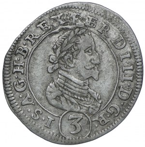 Austria, Ferdinando II, 3 krajcars 1626, Graz