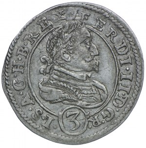 Austria, Ferdinand II, 3 krajcars 1627, Graz