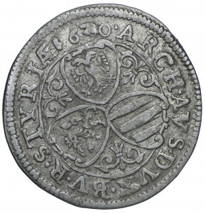 Austria, Ferdinand II, 3 krajcars 1630, Graz