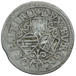 Austria, Leopold V, 3 krajcary bez daty, Hall