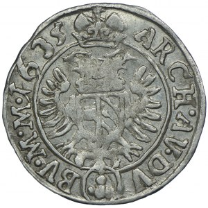 Austria, Ferdynand II, 3 krajcary 1635, Praga