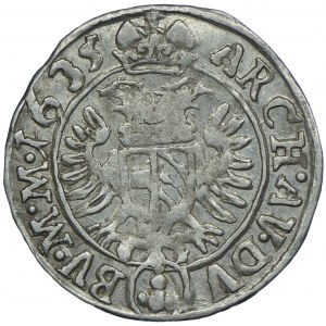 Austria, Ferdynand II, 3 krajcary 1635, Praga