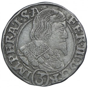 Austria, Ferdinando III, 3 krajcars 1639, Praga
