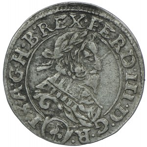 Austria, Ferdynand II, 3 krajcary 1637, Wiedeń