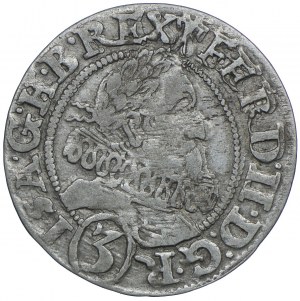 Slesia, Slesia sotto il dominio asburgico, Ferdinando II, 3 krajcara 1628, HR Wrocław