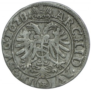 Slesia, Slesia sotto il dominio asburgico, Ferdinando II, 3 krajcara 1628, HR Wrocław