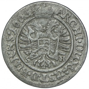 Silesia, Silesia under Habsburg rule, Leopold I, 3 krajcary 1665, Wrocław