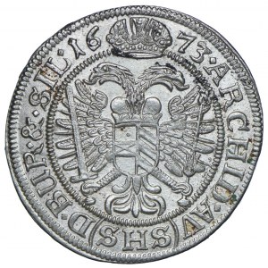 Śląsk, Śląsk pod panowaniem habsburskim, Leopold I, 6 krajcarów 1673, Wrocław