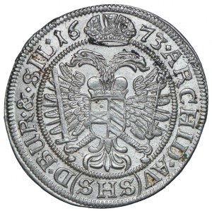 Silesia, Silesia under Habsburg rule, Leopold I, 6 krajcars 1673, Wrocław