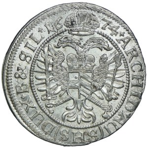 Śląsk, Śląsk pod panowaniem habsburskim, Leopold I, 6 krajcarów 1674, SHS Wrocław
