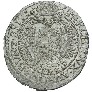 Śląsk, Śląsk pod panowaniem habsburskim, Leopold I, 6 krajcarów 1665, FBL Kłodzko
