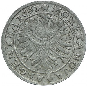 Silesia, Duchy of Legnicko-Brzesko-Volovsk, Krystian Wolowski, 6 krajcars 1665, Brzeg