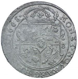 John II Casimir Vasa, ort 1668, Bydgoszcz