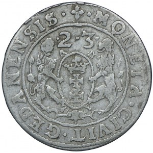 Zygmunt III Waza, ort 1623, Gdańsk