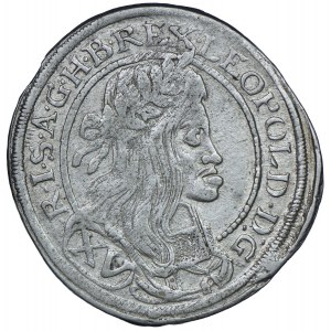 Austria, Leopold I, 15 krajcarów 1662 CA, Wiedeń