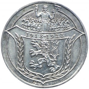 Česká republika, medaila 1928 - JSEM RAŽEN Z ČESKÉHO KOVU