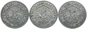 Austria, Franz Joseph I, 5 crowns 1900 (3pc).