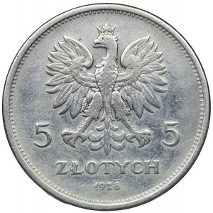 5 zloty 1928 Warsaw, Nike